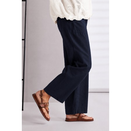 Naya Naya Eclipse Patch Pocket Trouser - Blue