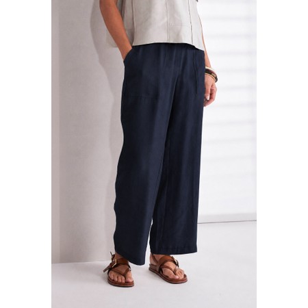 Naya Naya Eclipse Patch Pocket Trouser - Blue