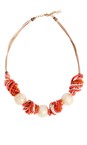 Naya Metallic Naya Large Beaded Knot Necklace  