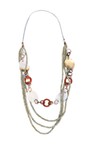 Naya Camellia Naya Metallic Disc Necklace  