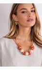 Naya Metallic Naya Large Beaded Knot Necklace  