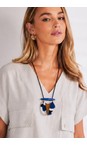 Naya Denim Blue Naya Stone Necklace  