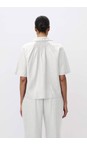Masai Clothing White  Iryssa White Solid Linen Shirt  