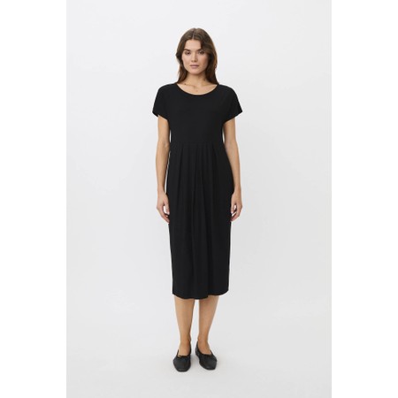 Masai Clothing MaOlnia Black Textured Jersey Dress - Black