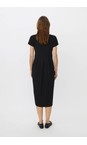 Masai Clothing Black  MaOlnia Black Textured Jersey Dress  