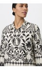Masai Clothing Black  MaIsolde Print Shirt  