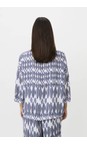 Masai Clothing Medieval Blue MaBecca Print Dobby Top  