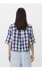 Masai Clothing Medieval Blue MaIsariel Gingham Check Shirt  