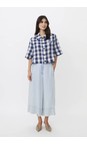 Masai Clothing Medieval Blue MaIsariel Gingham Check Shirt  