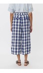 Masai Clothing Medieval Blue MaPortia Gingham Check Trouser  