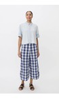 Masai Clothing Medieval Blue MaPortia Gingham Check Trouser  