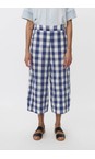 Masai Clothing Medieval Blue MaPortia Gingham Check Trouser  