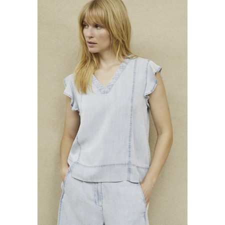 Masai Clothing MaDalali Thin Denim Top - Blue