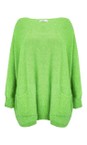 Amazing Woman Summer Green Caryf X Summer Green Round Neck Oversized Jumper  