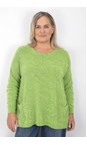 Amazing Woman Summer Green Caryf X Summer Green Round Neck Oversized Jumper  