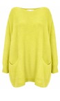 Amazing Woman Pear Caryf X Pear Round Neck Oversized Jumper  