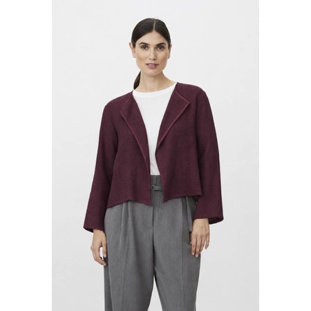 Masai Clothing MaJulitta Fig Lightweight Boucle Jacket - Purple
