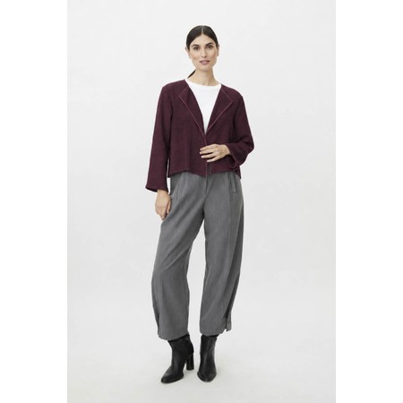 Masai Clothing MaJulitta Fig Lightweight Boucle Jacket - Purple