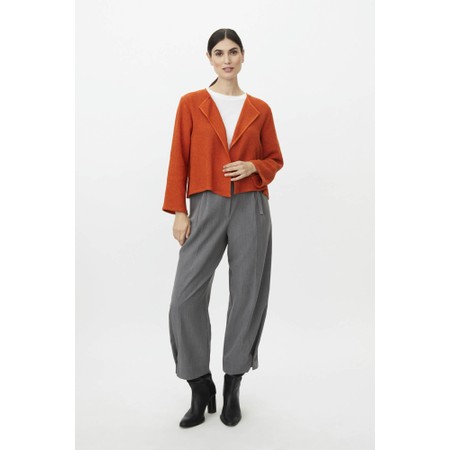 Masai Clothing MaJulitta Rooibus Tea Lightweight Boucle Jacket - Brown