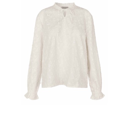 Masai Clothing Belise Jet Stream Embroidered Top - Off-White