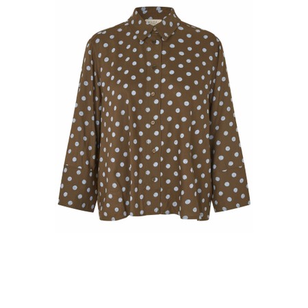 Masai Clothing Ilonka Print Shirt - Brown