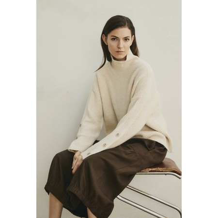 Masai Clothing MaFanya Whitecap Knit Top - Off-White