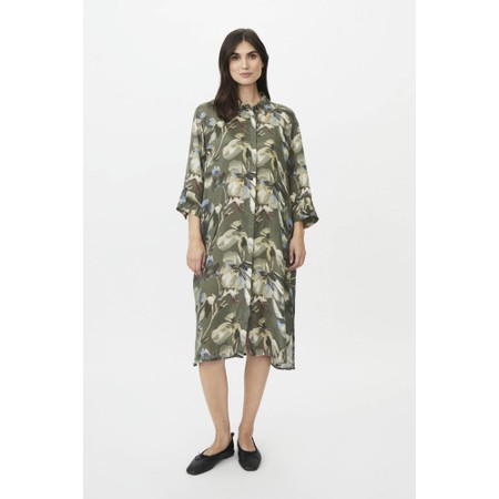 Masai Clothing Nimeso Beetle Print Dress - Green