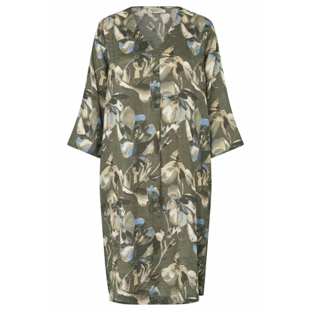 Masai Clothing Nodetta Beetle Print Dress - Green