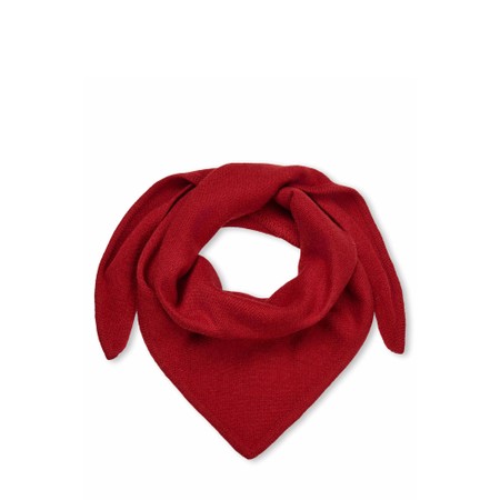 Masai Clothing Rylah Tibetan Red Knit Scarf - Red
