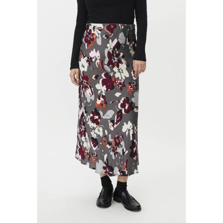 Masai Clothing Solviera Maxi Fig Print Skirt - Purple