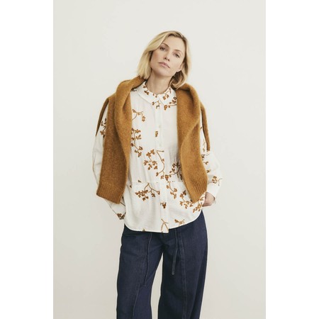 Masai Clothing Inanne Embroidered Shirt - Off-White
