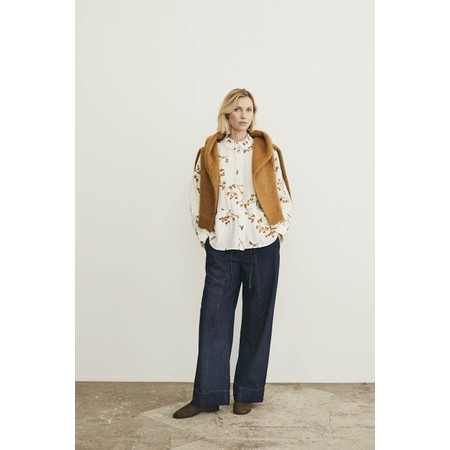 Masai Clothing Inanne Embroidered Shirt - Off-White
