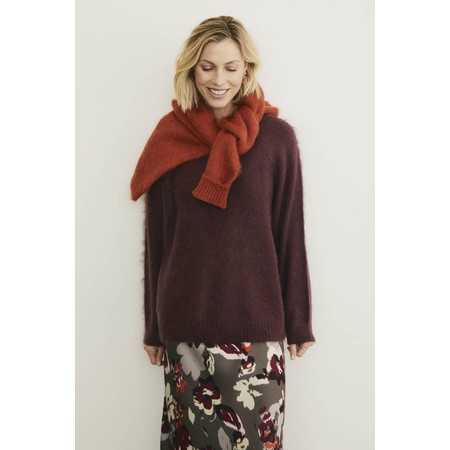 Masai Clothing Firdis Fig Knit Jumper - Purple
