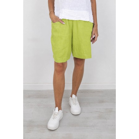 Amazing Woman Orla Lime Linen Shorts - Green