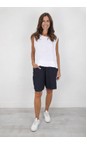 Amazing Woman Navy Orla Navy Linen Shorts  