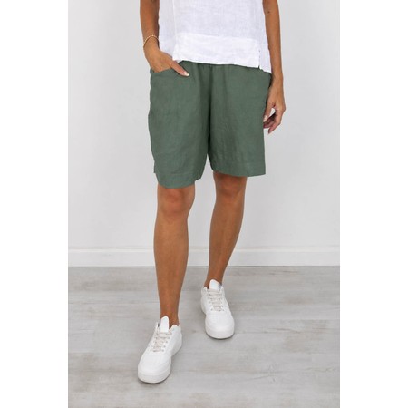 Amazing Woman Orla Linen Opal Shorts - Green
