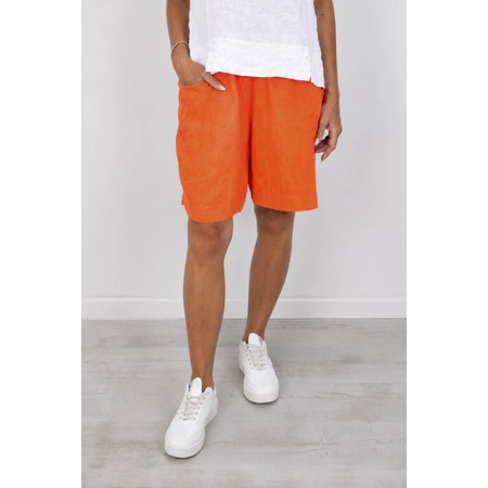Amazing Woman Orla Papaya Linen Shorts - Orange