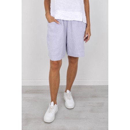 Amazing Woman Orla Pearl Linen Shorts - Off-White