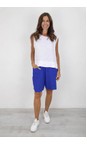 Amazing Woman Royal Blue Orla Linen Royal Blue Shorts  