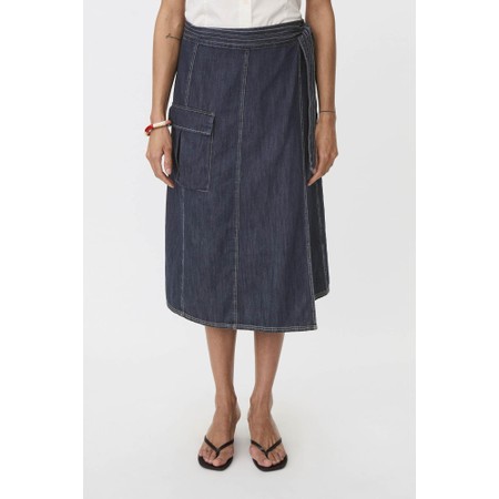Masai Clothing Sanchiana Denim Skirt - Blue