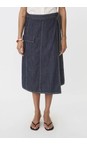 Masai Clothing Dark Denim Sanchiana Denim Skirt  