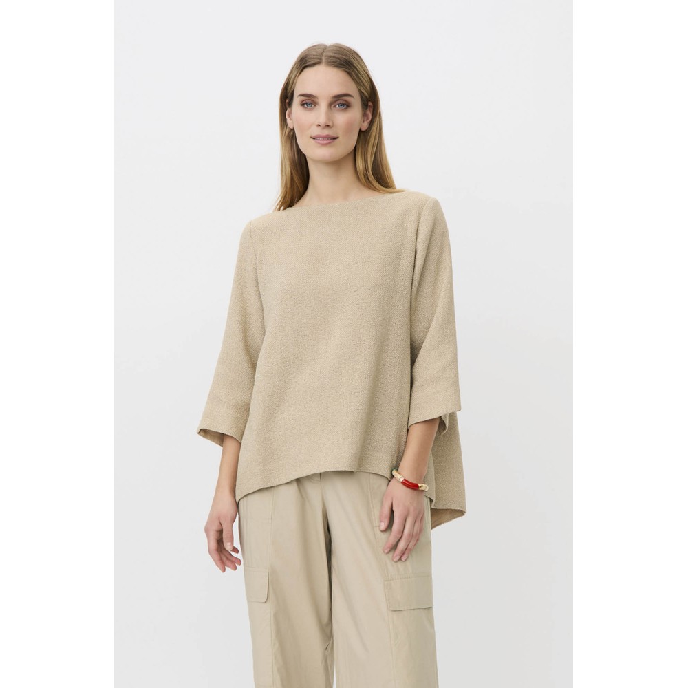 Masai Clothing Dovinia White Pepper Basic Top White Pepper