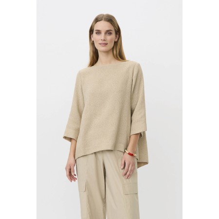 Masai Clothing Dovinia White Pepper Basic Top - White
