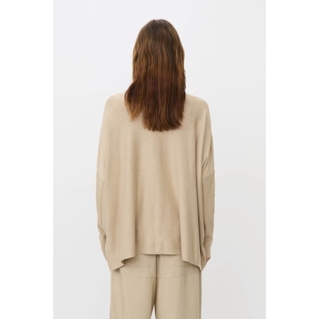Masai Clothing Fanasi White Pepper Knit Jumper - White