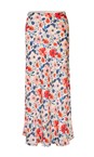 Masai Clothing Poinsettia Solviera Print Satin Skirt  