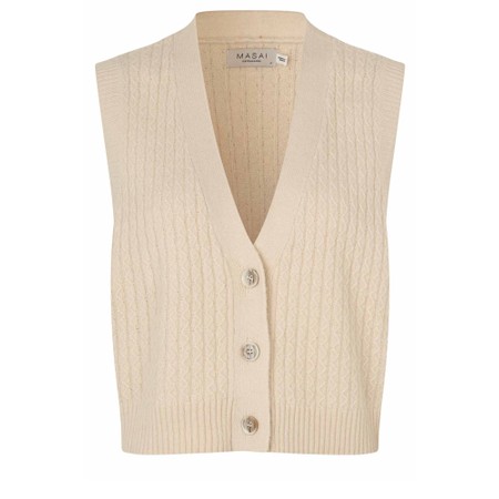 Masai Clothing Laney Knit Cardigan - Off-White