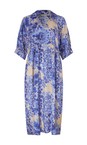 Masai Clothing Medieval Blue Nirevyn Medieval Blue Print Dress  