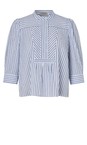 Masai Clothing Medieval Blue Deyla Stripe Top  