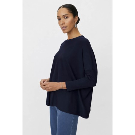 Masai Clothing Fanasi Navy Knit Jumper - Blue