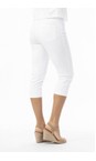 Orientique White  White Bangalene Capri Trouser  